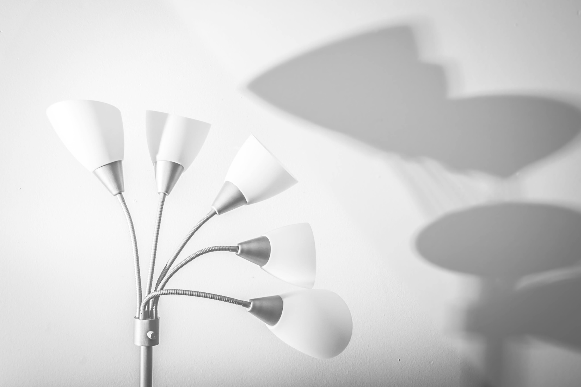 black and white lighting